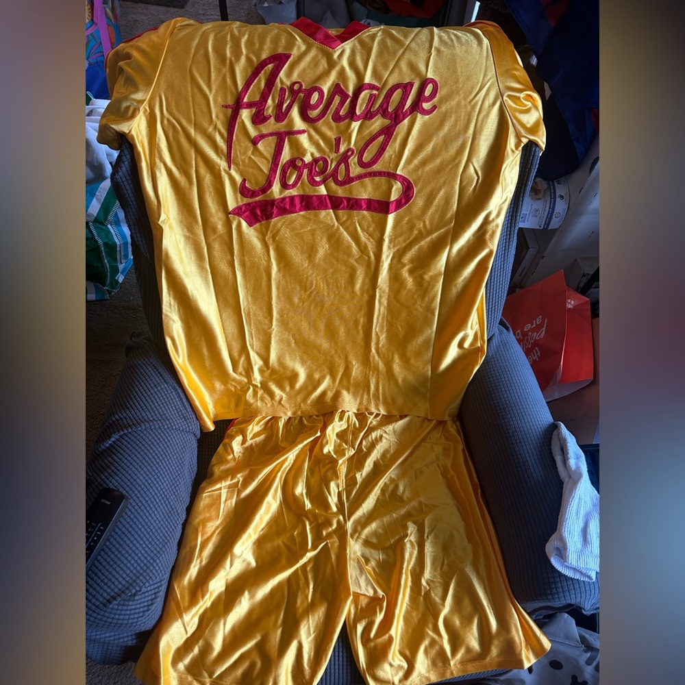 Dodgeball Average Joes Uniform/Halloween Costume Size XXL